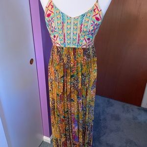 Anthropologie RAGA Made in India maxi dress
